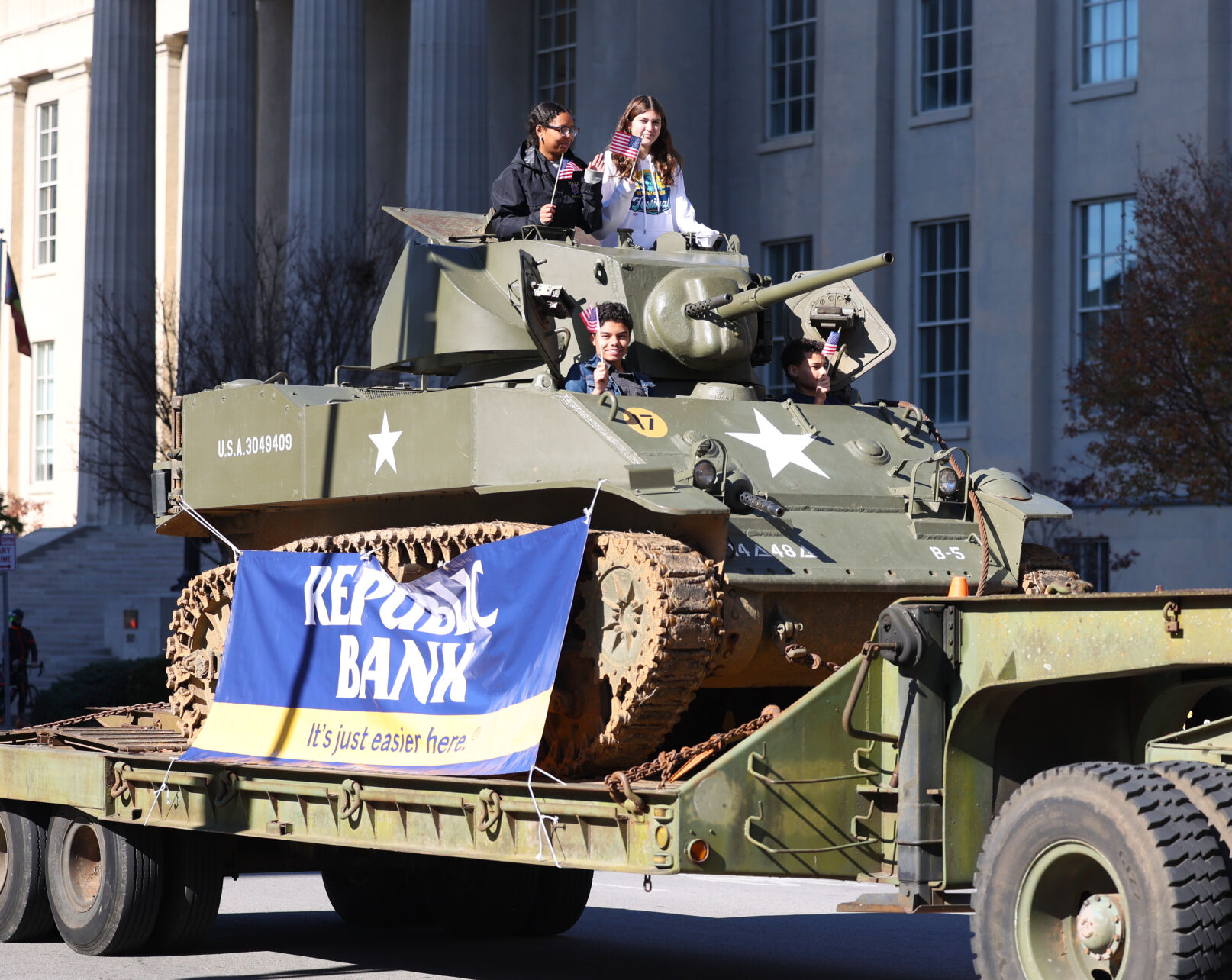 Tank at Veterans Day Parade.JPG